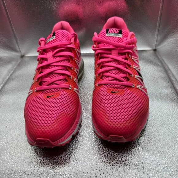 Size 8 Nike Air Max Excellerate 3 Pink Womens Lace-Up Running Shoes‎ 703073-601 - Picture 3 of 10